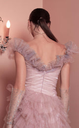 4 of 4 Beside Couture ED1544LD Dress Pink-Grey