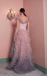 2 of 4 Beside Couture ED1544LD Dress Pink-Grey