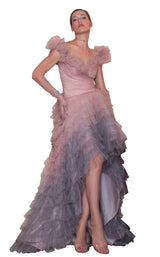 1 of 4 Beside Couture ED1544LD Dress Pink-Grey