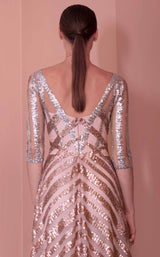 6 of 6 Edition Gemy Maalouf ED1549LD Dress Metalic-Pink