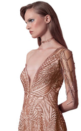 4 of 6 Beside Couture ED1550LD Dress  Metalic-Pink