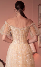 4 of 4 Beside Couture ED1554LD Dress Champagne