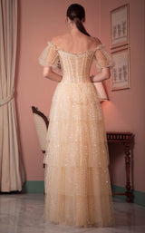 2 of 4 Beside Couture ED1554LD Dress Champagne