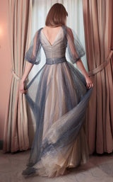 2 of 4 Beside Couture ED1556LD Dress Petrol-Nude