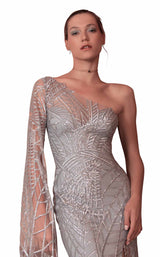4 of 6 Beside Couture ED1557LD Dress Silver