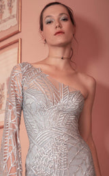 5 of 6 Beside Couture ED1557LD Dress Silver
