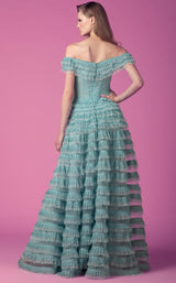 2 of 4 Beside Couture ED1561LD Dress Teal