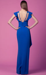 2 of 4 Edition Gemy Maalouf ED1563LD Dress Royal-Blue