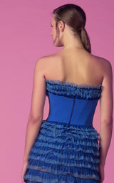 5 of 5 Beside Couture ED156465LK Dress Royal-Blue