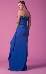 3 of 6 Beside Couture ED156467LK Dress Royal-Blue