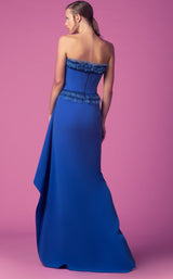 2 of 6 Beside Couture ED156467LK Dress Royal-Blue