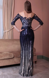 2 of 4 Beside Couture ED1570LD Dress Navy
