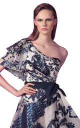 3 of 4 Beside Couture ED1572LD Dress Navy