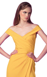 3 of 4 Edition Gemy Maalouf ED1577LD Dress Yellow