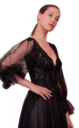 3 of 4 Edition Gemy Maalouf ED1586LD Dress Black