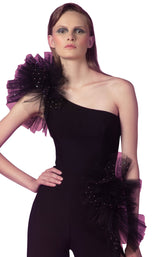 3 of 4 Edition Gemy Maalouf ED1592JMP Jumpsuit Black