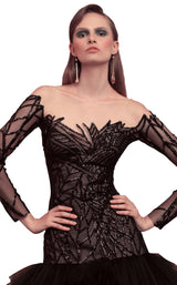 3 of 4 Edition Gemy Maalouf ED1593SD Dress Black