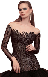 3 of 4 Edition Gemy Maalouf ED1594LD Dress Black