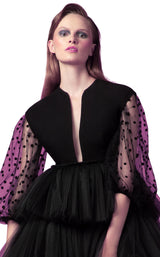 3 of 4 Edition Gemy Maalouf ED1596SD Dress Black