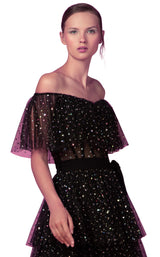 3 of 4 Edition Gemy Maalouf ED1600SD Dress Black-Sequins