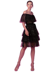 1 of 4 Edition Gemy Maalouf ED1600SD Dress Black-Sequins