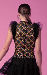 5 of 5 Edition Gemy Maalouf ED160203LK Dress Black-Multicolor