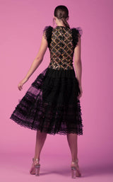 3 of 5 Edition Gemy Maalouf ED160203LK Dress Black-Multicolor