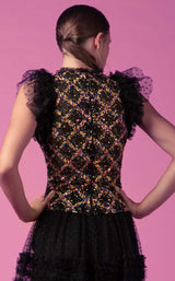 5 of 5 Edition Gemy Maalouf ED160206LK Dress Black-Multicolor