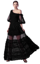 1 of 5 Beside Couture ED160406LK Dress Black