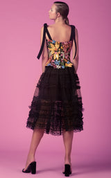 2 of 4 Edition Gemy Maalouf ED160503LK Dress Black-Multicolor