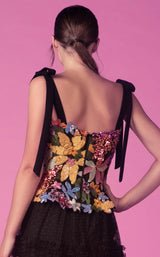 5 of 5 Edition Gemy Maalouf ED160506LK Dress Black-Multicolor