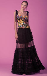 2 of 5 Edition Gemy Maalouf ED160506LK Dress Black-Multicolor