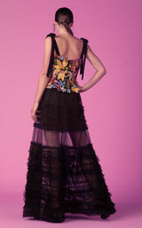 3 of 5 Edition Gemy Maalouf ED160506LK Dress Black-Multicolor