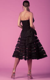 3 of 5 Edition Gemy Maalouf ED160809LK Dress Black-Multicolor