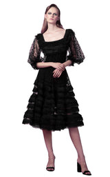 1 of 5 Beside Couture ED161109LK Dress Black