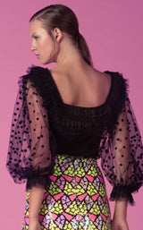 5 of 5 Edition Gemy Maalouf ED161112LK Dress Black-Multicolor