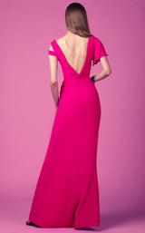 2 of 4 Beside Couture ED1613LD Dress Fuchsia