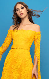 3 of 4 Edition Gemy Maalouf ED1669MD Dress Yellow