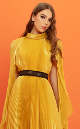 4 of 5 Beside Couture ED1672LDBELT Dress Yellow