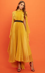 2 of 5 Beside Couture ED1672LDBELT Dress Yellow