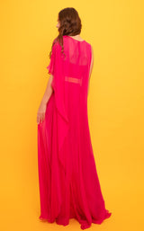 2 of 4 Edition Gemy Maalouf ED1674LD Dress Fuchsia