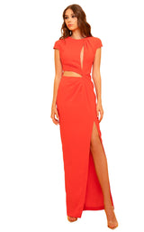 Beside Couture ED1678LD Dress Coral
