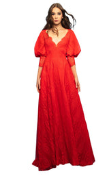 1 of 4 Beside Couture ED1679LD Dress Coral