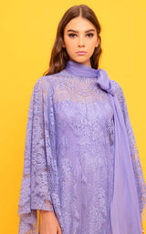 3 of 4 Beside Couture ED1688LD Dress Lavender