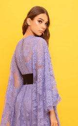 4 of 4 Beside Couture ED1688LDBELT Dress Lavender