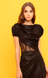 3 of 4 Edition Gemy Maalouf ED1694LD Dress Black