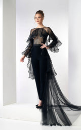 1 of 2 Gatti Nolli Couture ED4611ED4612 Jumpsuit Black