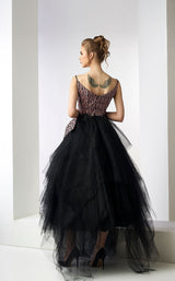 2 of 2 Gatti Nolli Couture ED4616 Dress Black-Pink