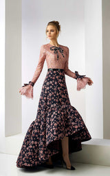 1 of 2 Gatti Nolli Couture ED4637ED4631 Dress Black-Pink