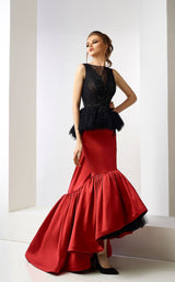 1 of 2 Gatti Nolli Couture ED4643ED4642 Dress Black-Red
